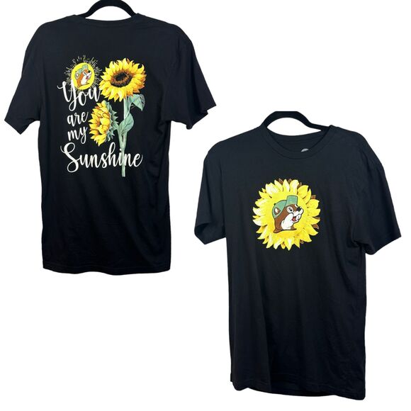 Buc-ee's Sunflower  "You Are My Sunshine" Graphic Shirt Women's Size Medium - Picture 1 of 6